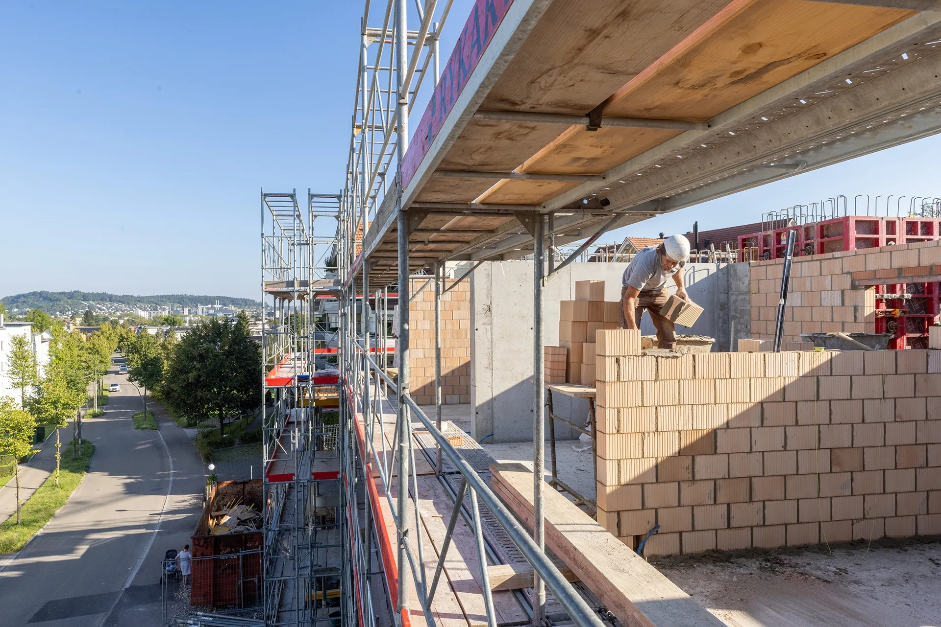 Waldeggstrasse Baustelle