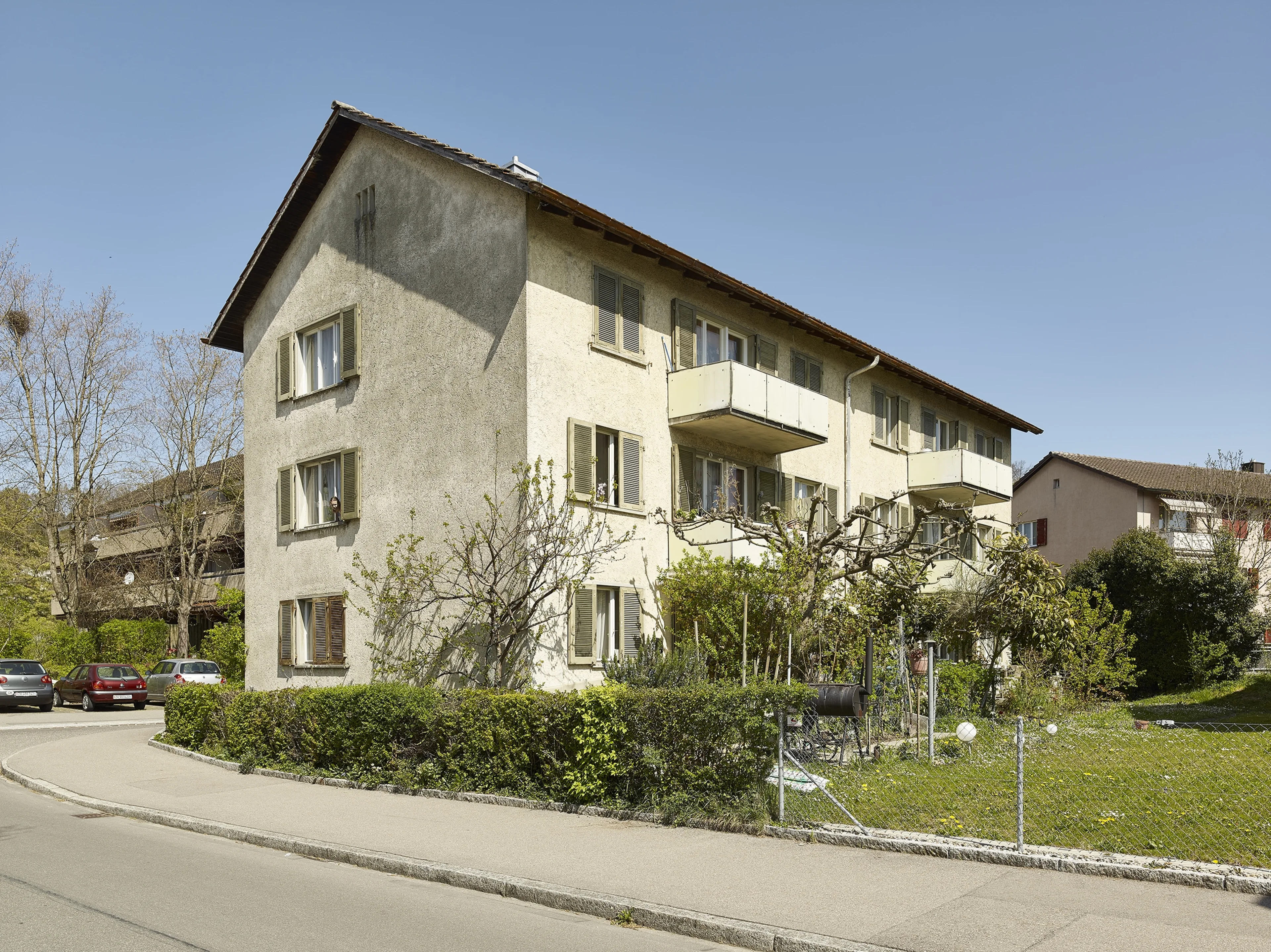 Aussenaufnahme des Wohnhauses am Rebenweg 8