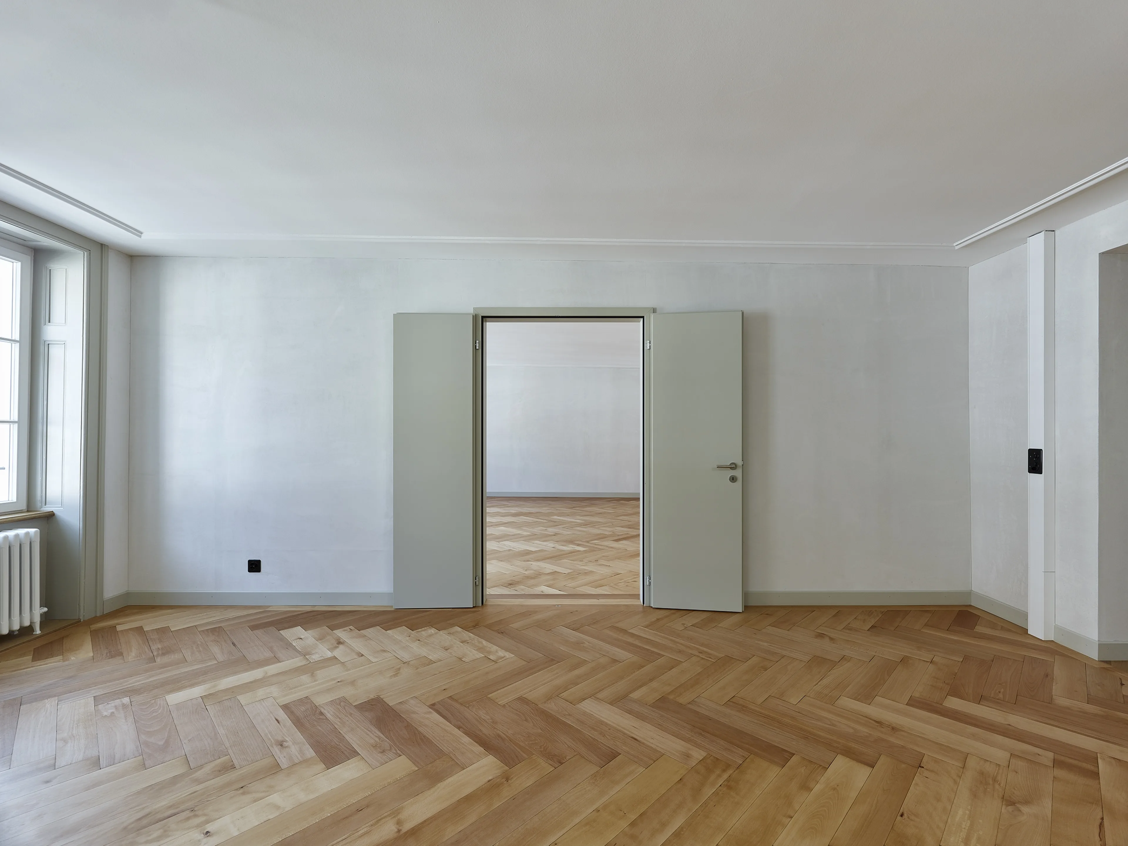 Innenaufnahme einer Wohnung an der Steinberggasse 52