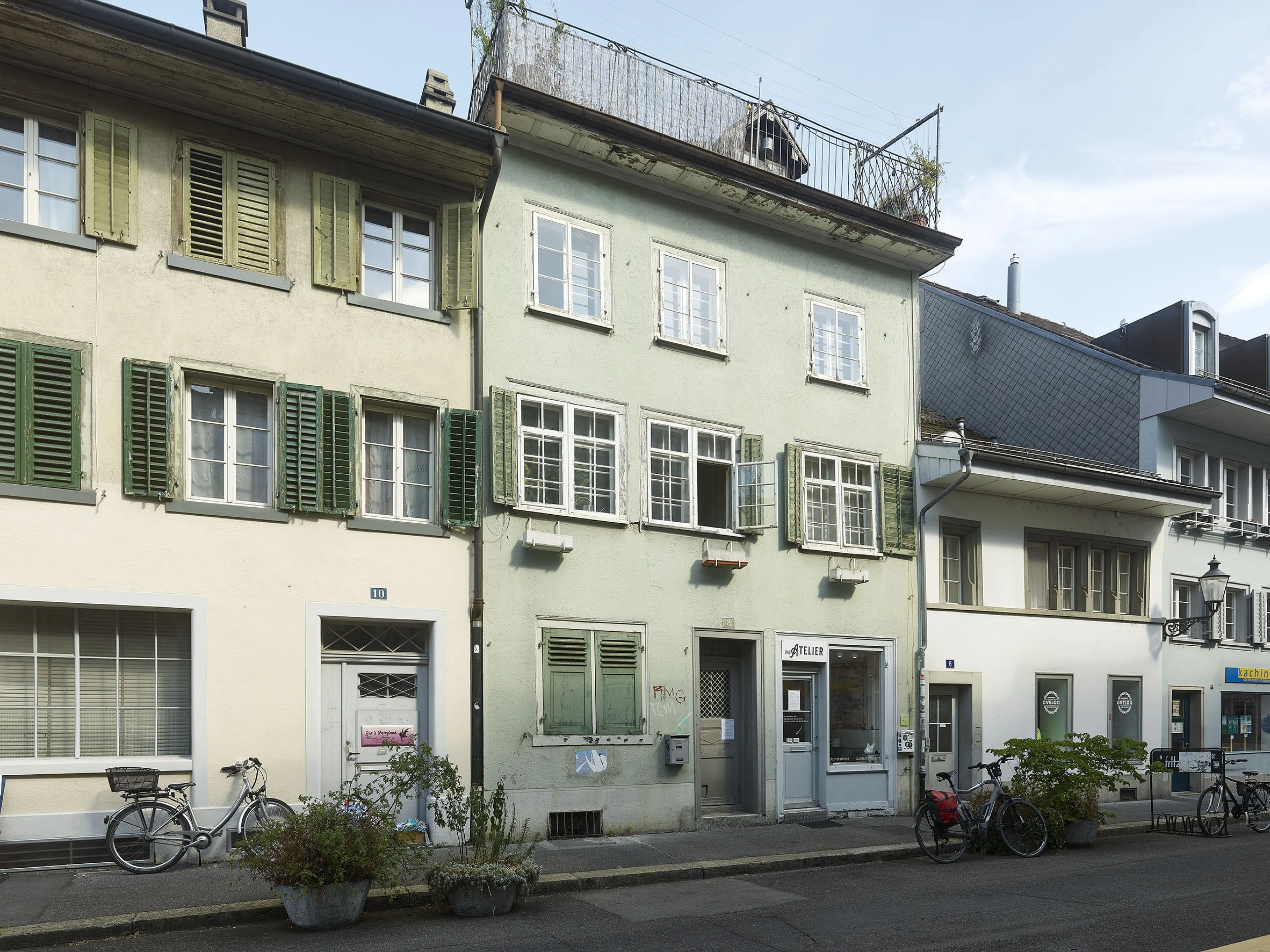Fassade der Neustadtgasse 8 in Winterthur