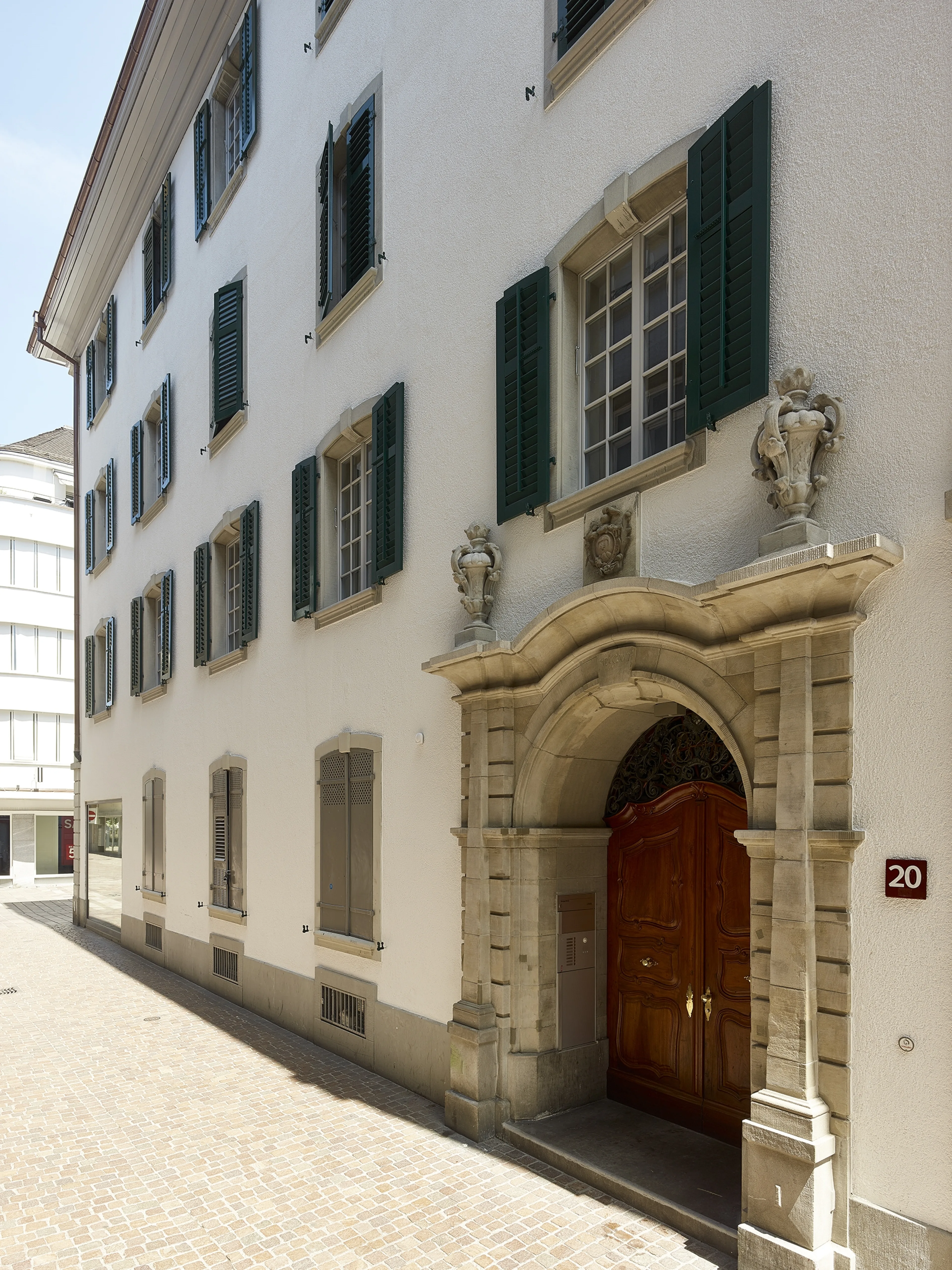 Aussenansicht der Liegenschaft an der Metzggasse 20